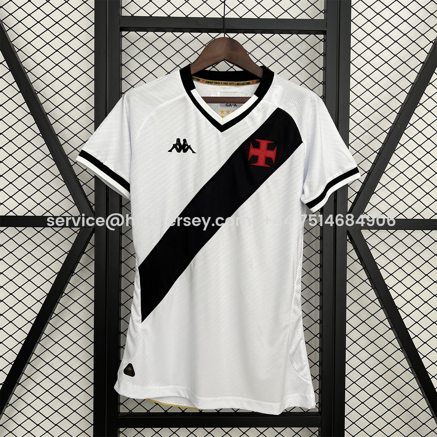 Higojerseys-Women's Vasco da Gama 25-26 Away Unsponsored Jersey