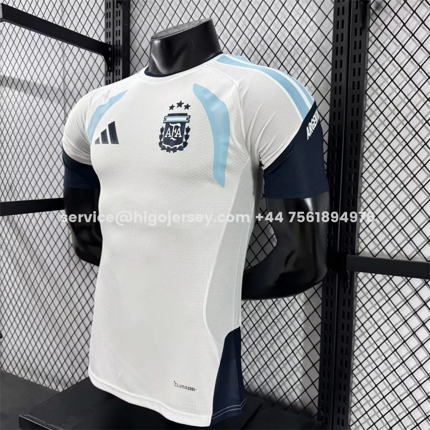 Higojerseys-Argentina 2026 White Pre-Match Training Jersey - Player Version
