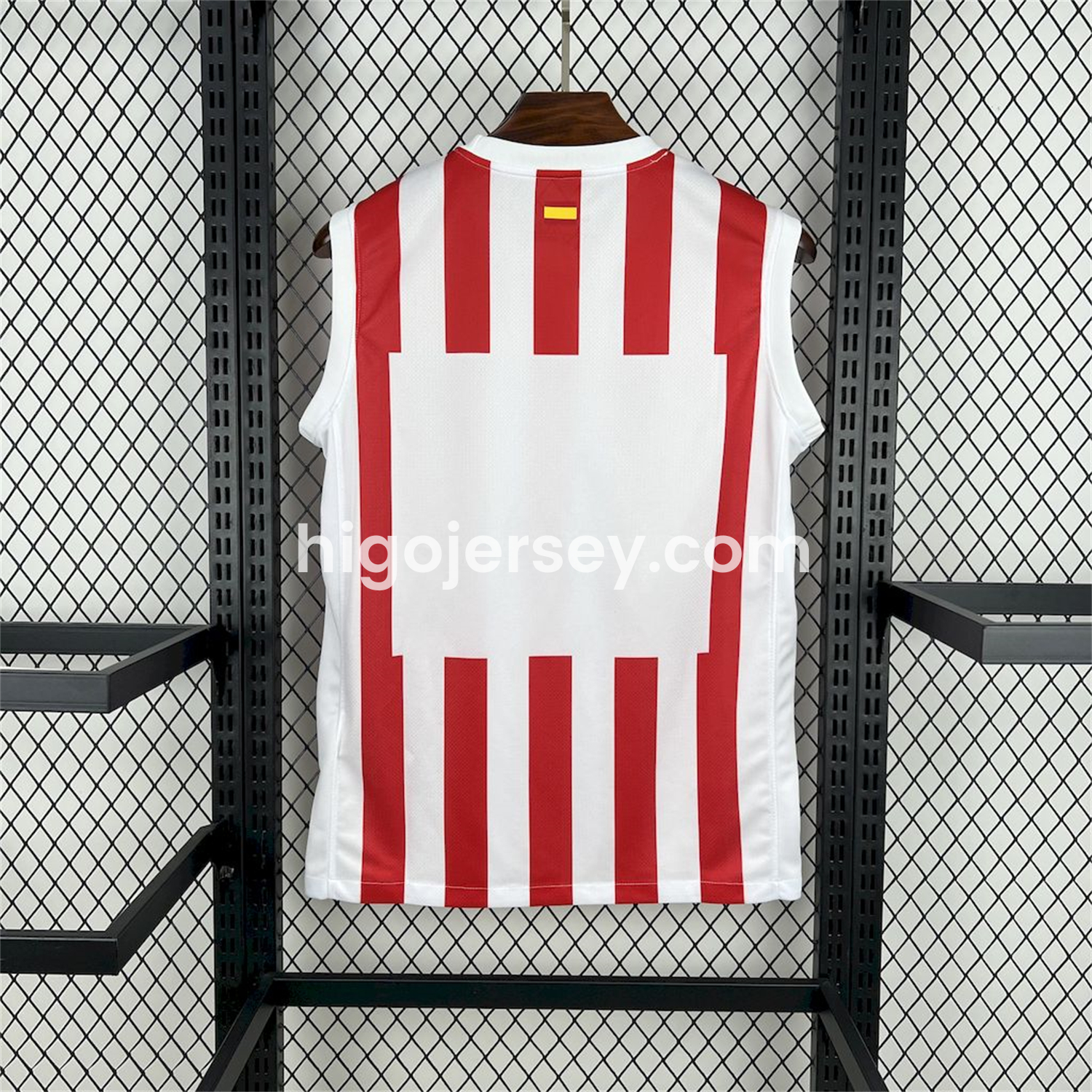 Higojerseys-Atletico Madrid 25-26 Home Unsponsored Training Vest - Fans Version