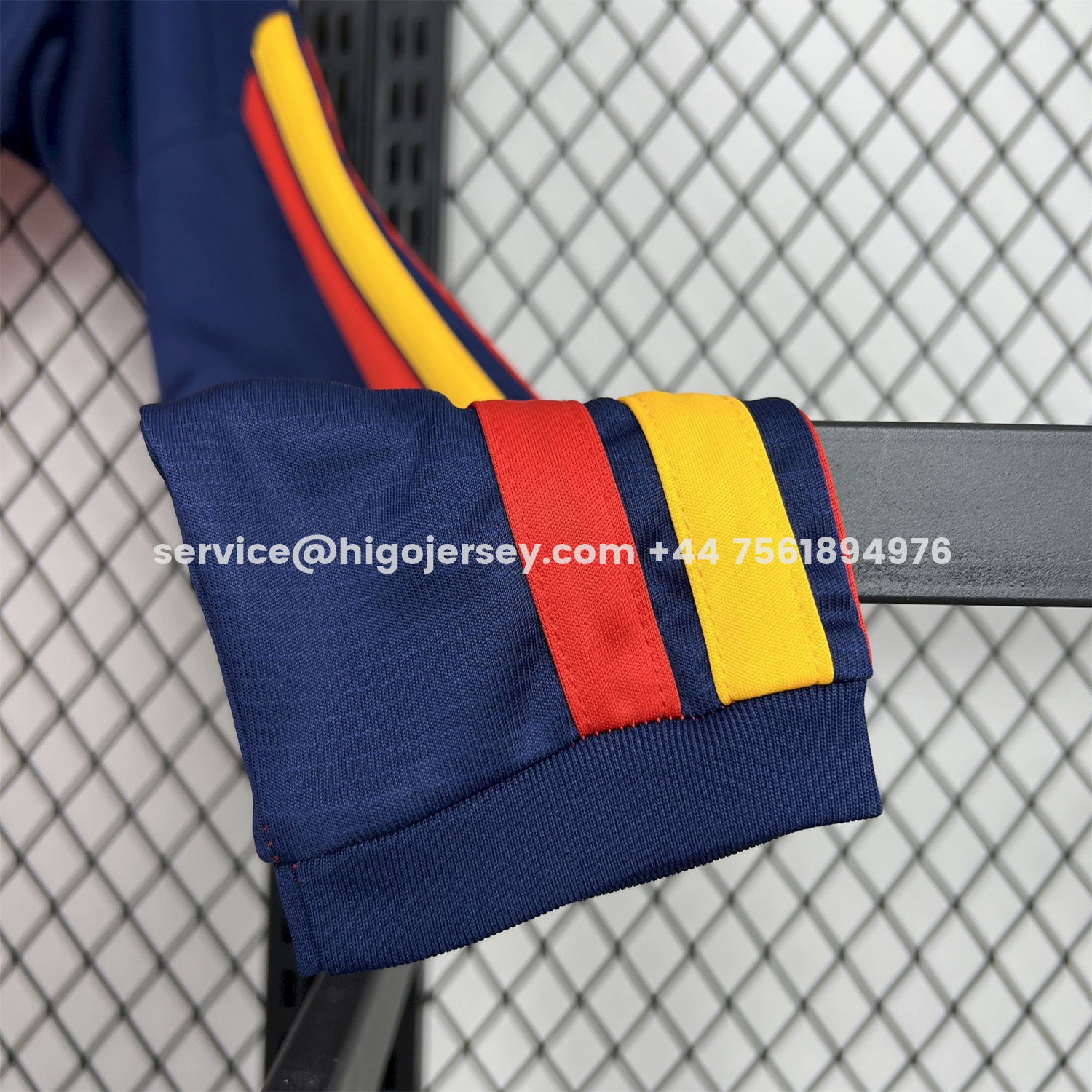 Higojerseys-Spain 2026 Home Red Long Sleeves Jersey - Fans Version