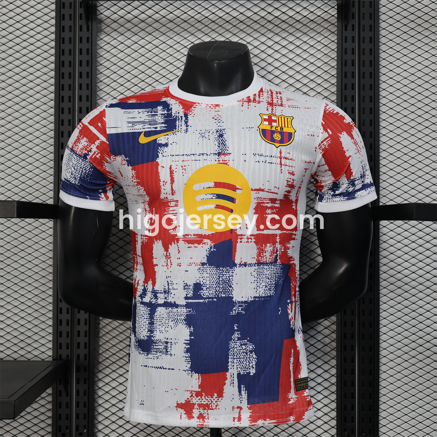 Higojerseys-Barcelona 25-26 Red & Blue & White Special Edition Jersey - Player Version