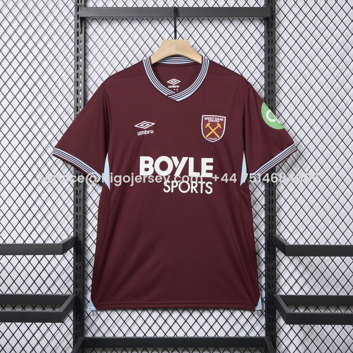 Higojerseys-West Ham United 25-26 Home Jersey - Fans Version