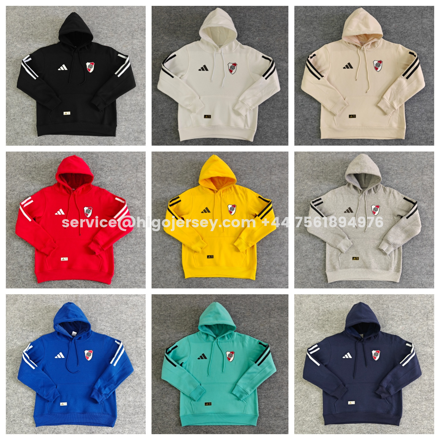 Higojerseys-River Plate 25-26 Home Unisex Pullover Hoodie