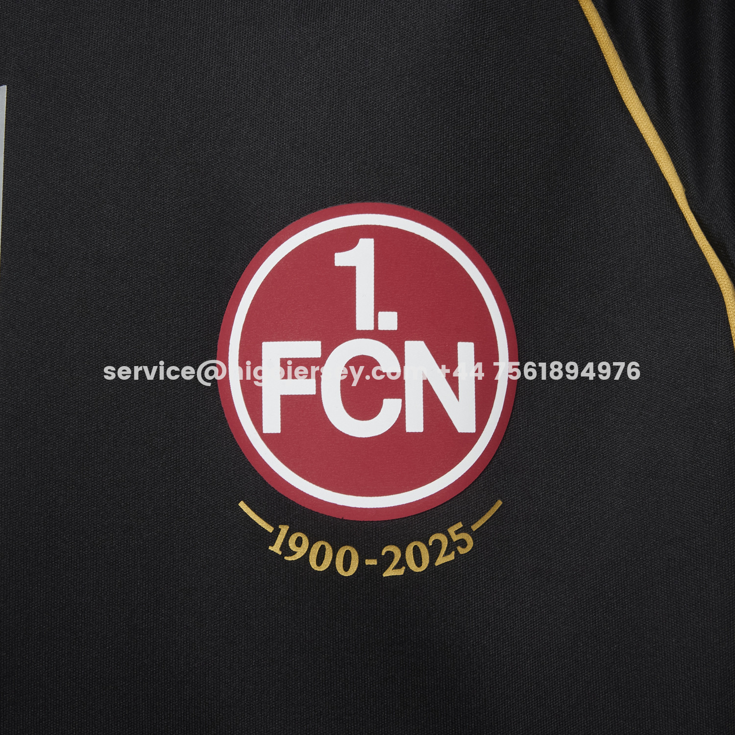 Higojerseys-Nürnberg 25-26 Black 125-Year Anniversary Jersey - Fans Version
