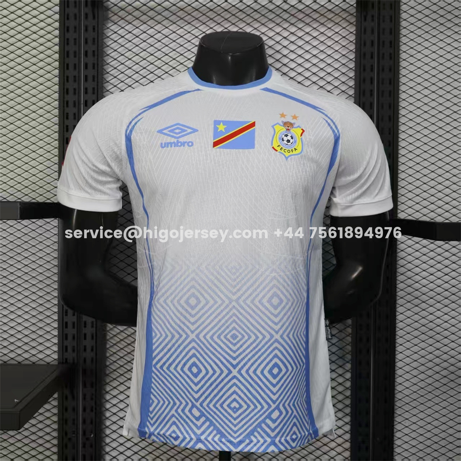 Higojerseys-Congo 2026 Away White Jersey - Player Version