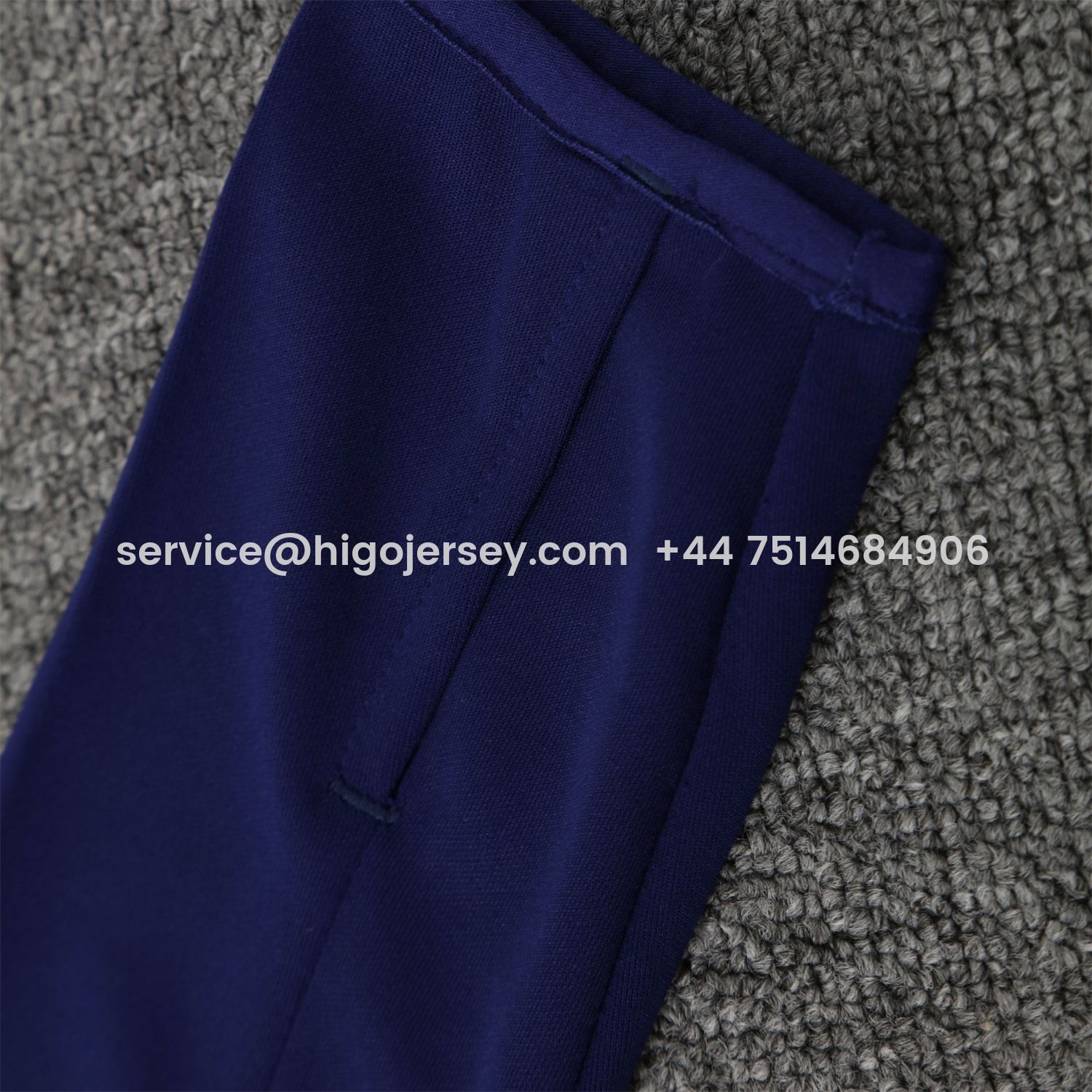 Higojerseys-Flamengo 25-26 Long Sleeve Training Set - Deep Blue Top & Deep Blue Pants