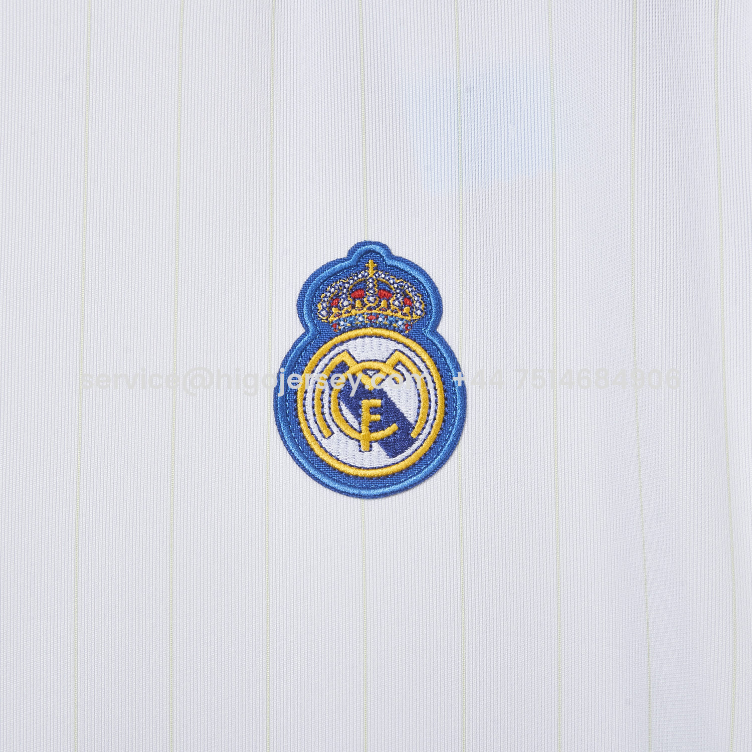 Higojerseys-Real Madrid 25-26 Trefoil White Travel Jersey - Player Version