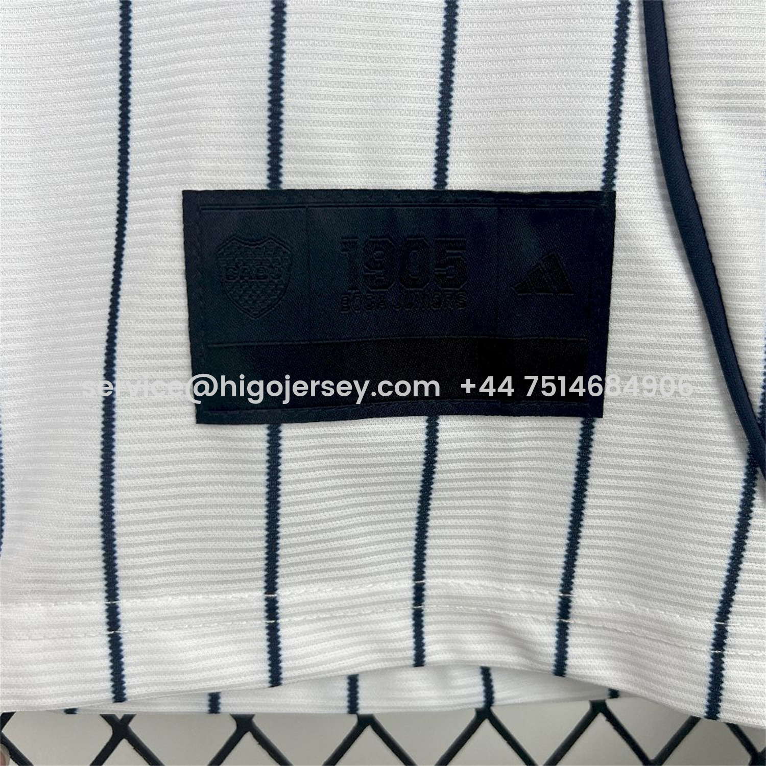 Higojerseys-Boca Juniors 25-26 White Baseball Jersey