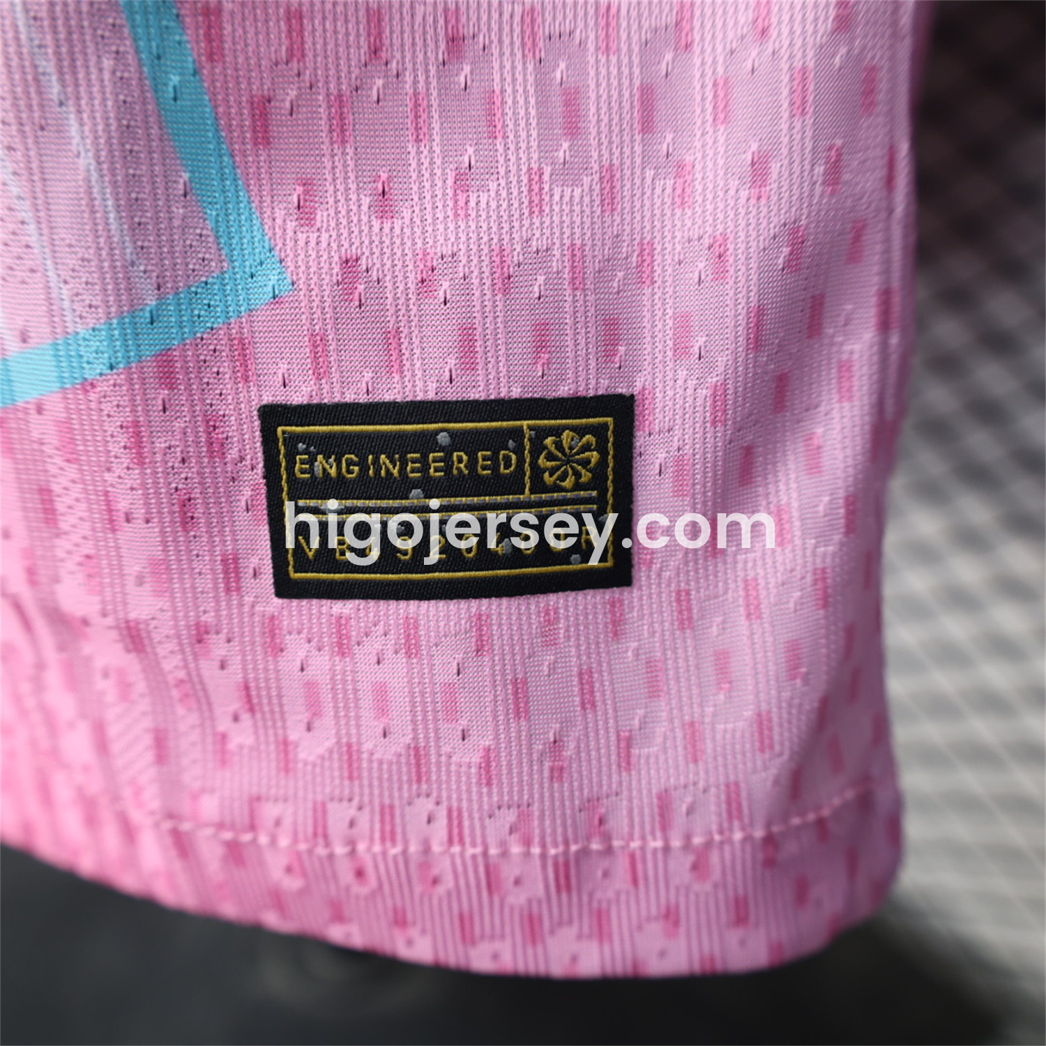 Higojerseys-Barcelona 25-26 Pink and Light Blue Stripes Jersey - Player Version