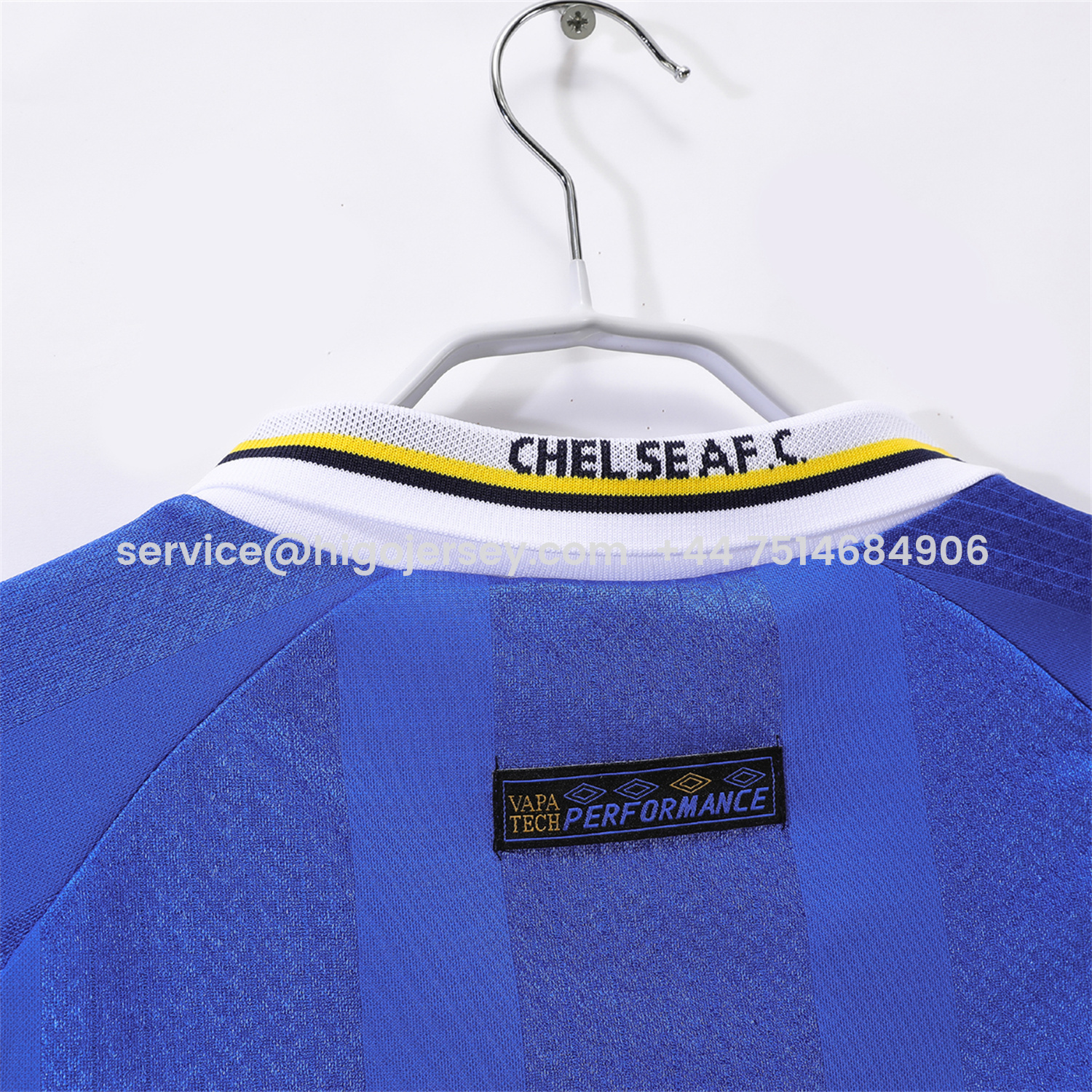 Higojerseys-Retro C.H.E.L.S.E.A 1997-99 Home Long Sleeves Jersey