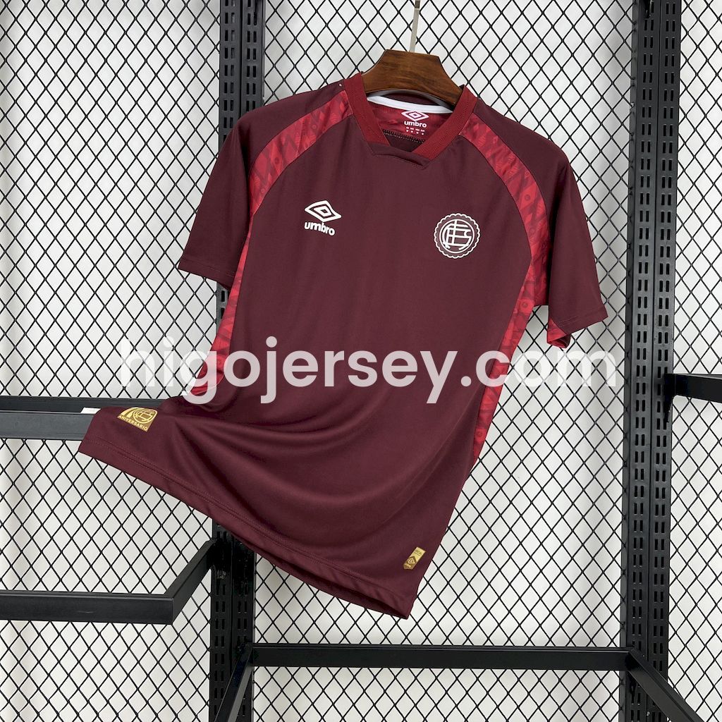 Higojerseys-CA Lanús 25-26 Home Unsponsored Jersey - Fans Version