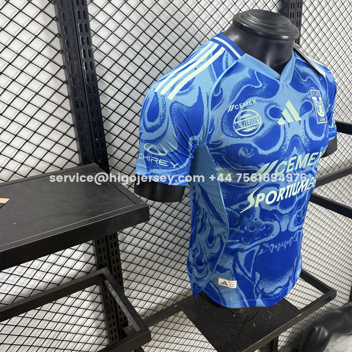 Higojerseys-Tigres UANL 25-26 Away Jersey With All Sponsors - Player Version