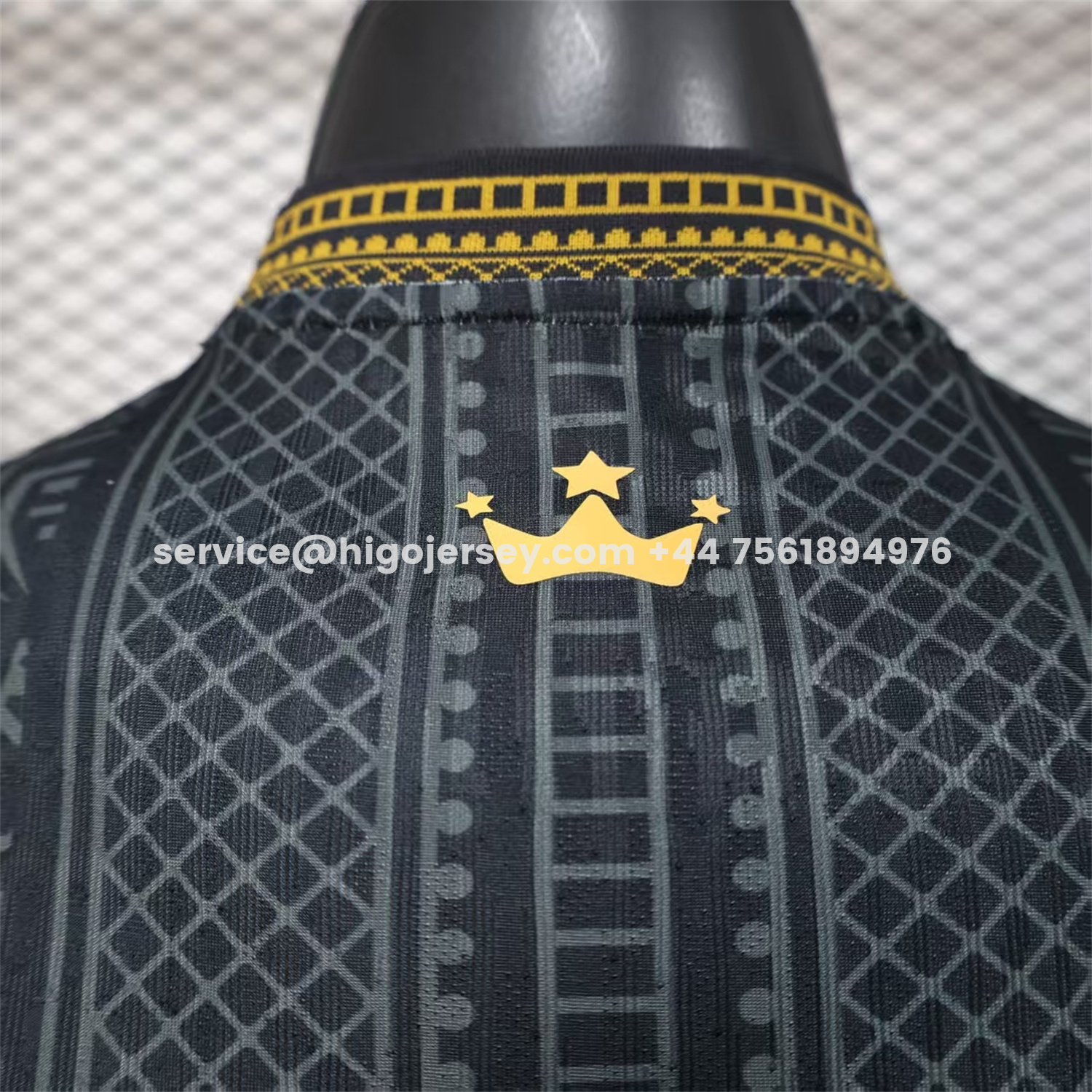 Higojerseys-Brazil 2026 COMMA Black Neymar Special Jersey - Player Version