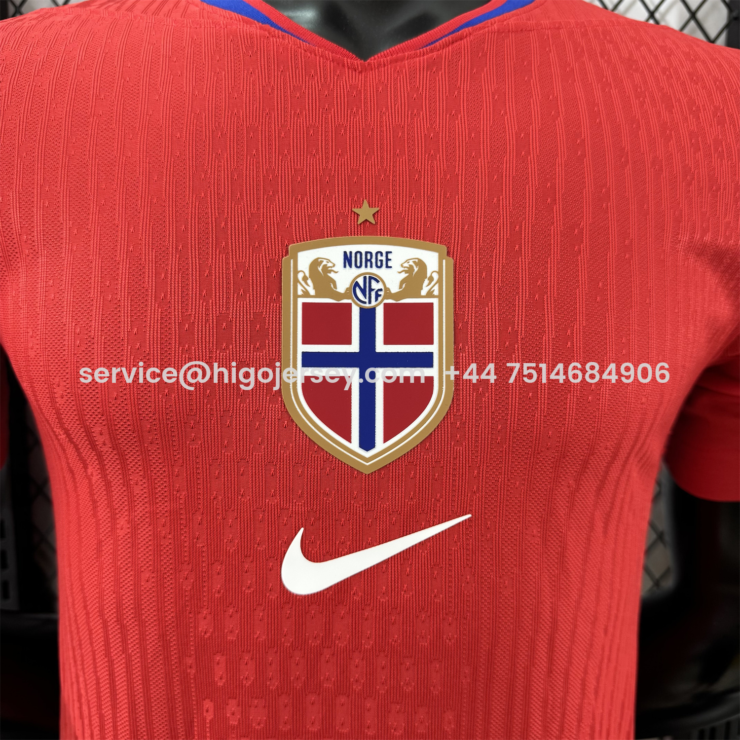 Higojerseys-Norway 25-26 Home Women's Team Home Jersey - Men's Player Version