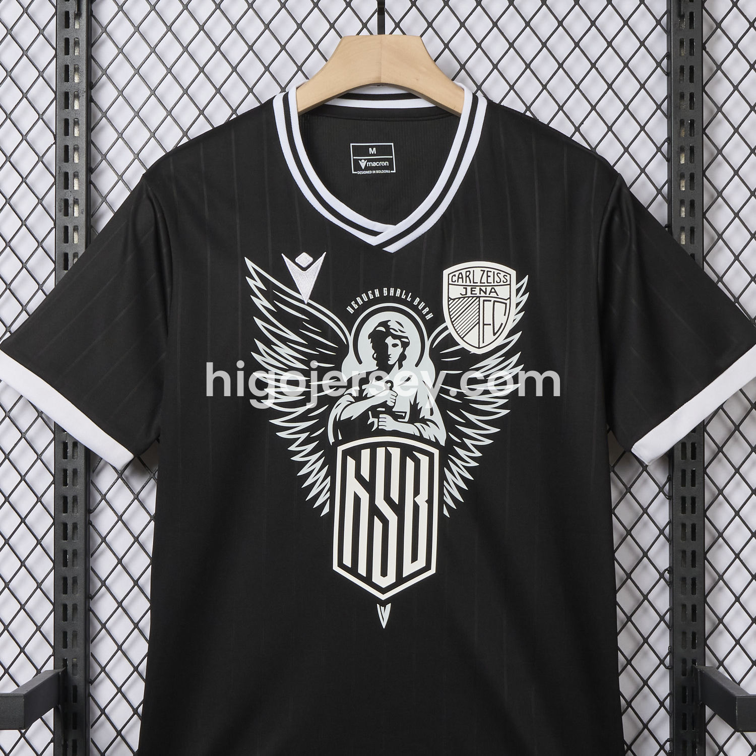 Higojerseys-Carl Zeiss Jena 24-25 Black Pre-Match Special Jersey - Fans Version