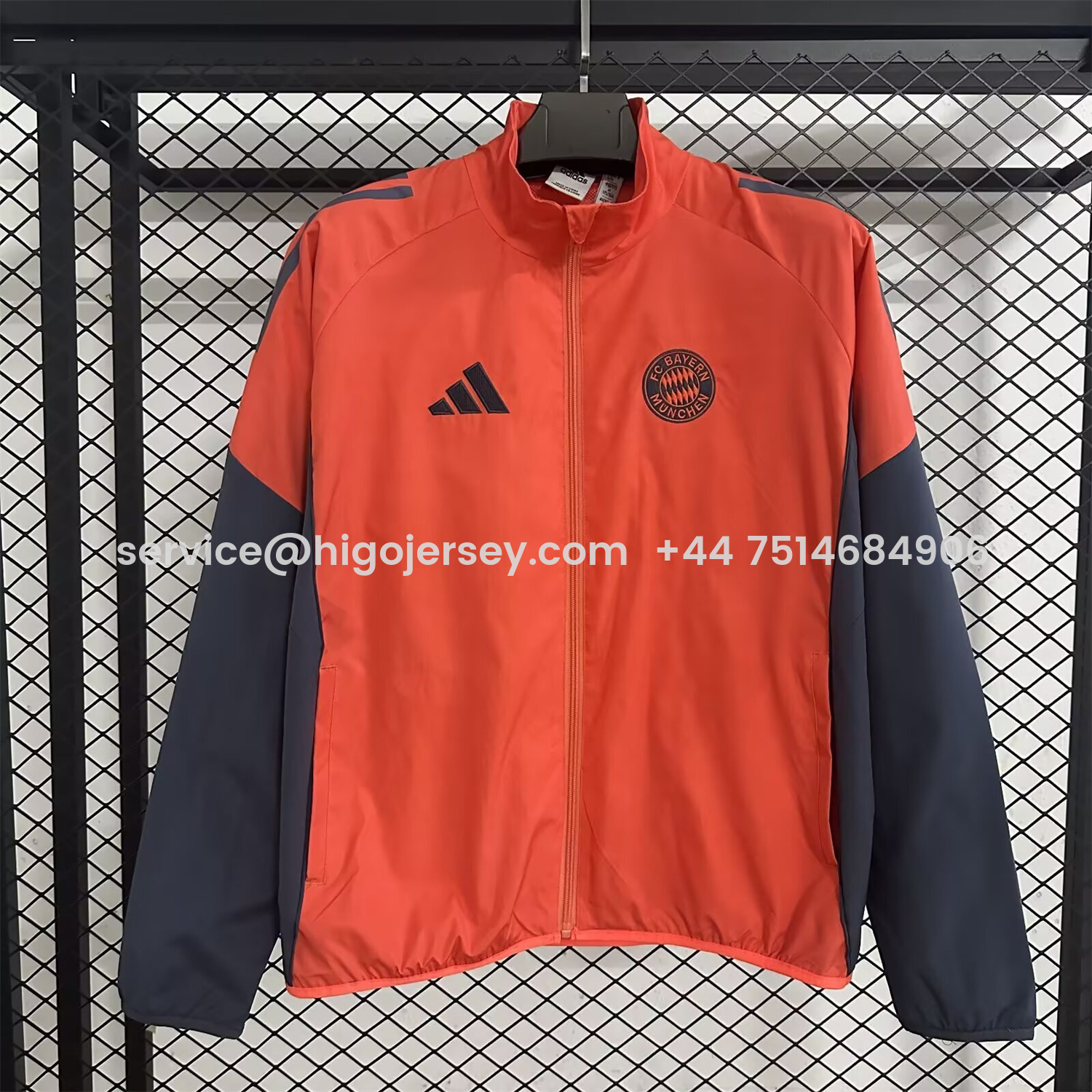 Higojerseys-Bayern Munich 25-26 Training Windbreaker Jacket - Orange