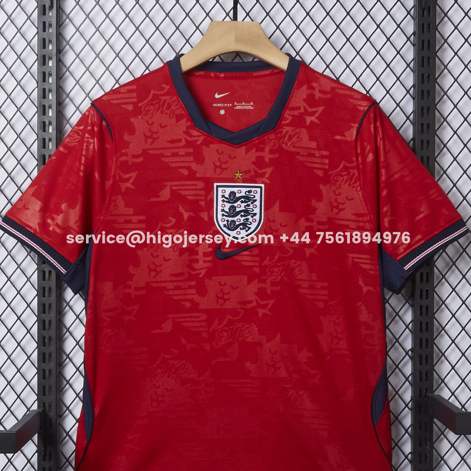 Higojerseys-England 2026 Away Jersey - Fans Version