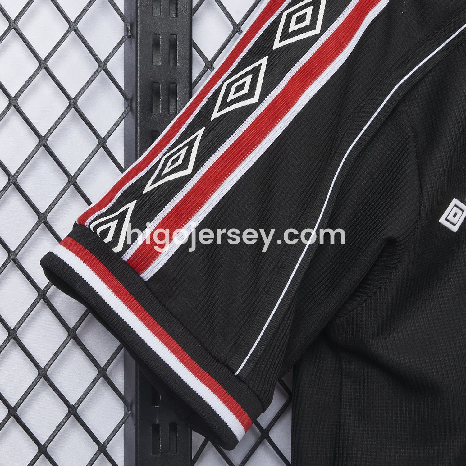 Higojerseys-Retro Manchester United 1998-99 Black Jersey