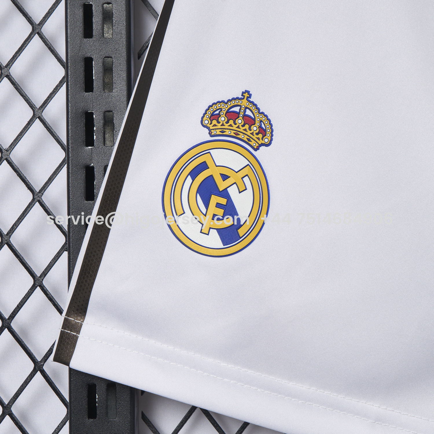 Higojerseys-Real Madrid 25-26 Home White Shorts - Player Version