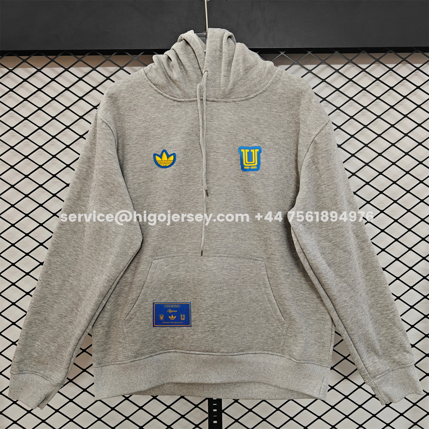 Higojerseys-Tigres UANL 25-26 Originals Terrace Icon Unisex Pullover Hoodie