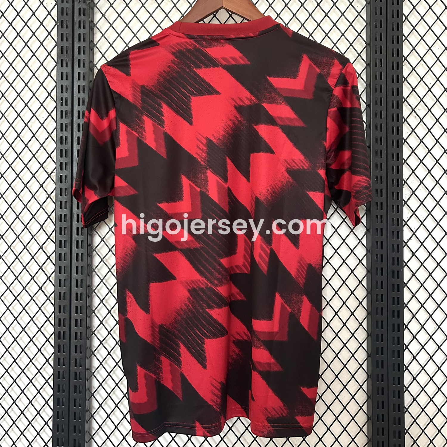 Higojerseys-Manchester United 25-26 Red Pre-match Training Jersey - Fans Version