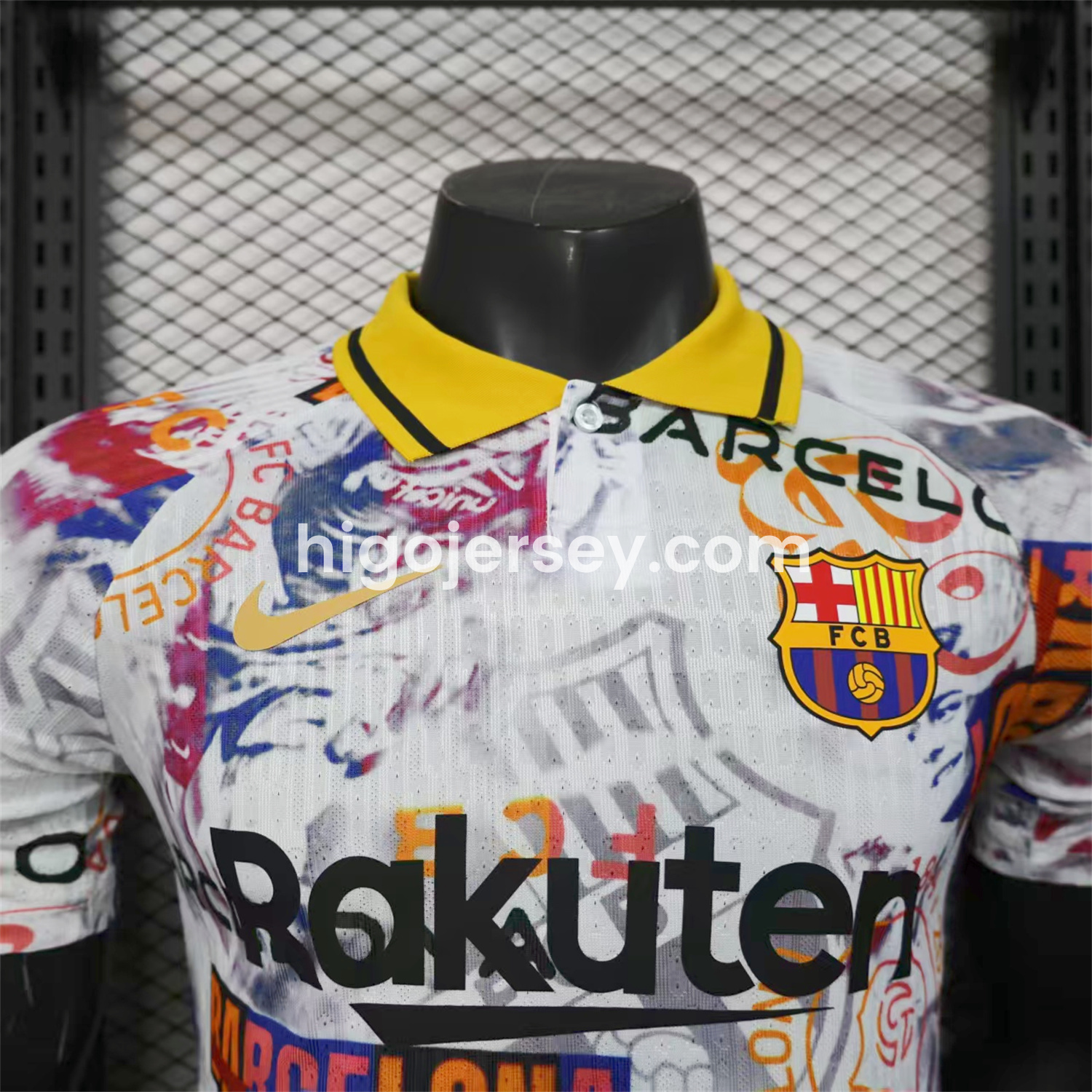 Higojerseys-Barcelona 25-26 Team Logo Collection POLO Colorful Special Jersey - Player Version