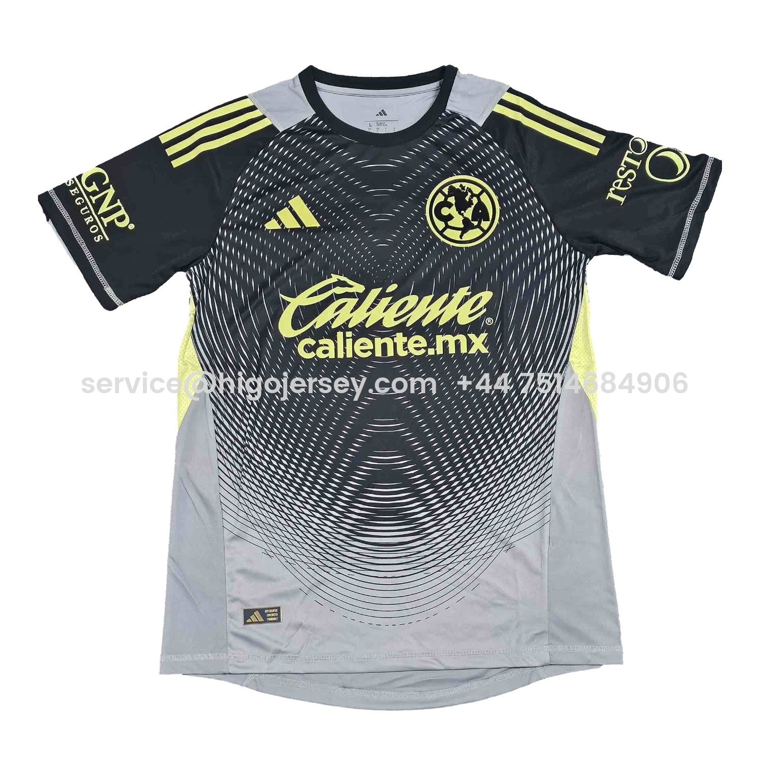 Higojerseys-Club América 25-26 Goalkeeper Black Jersey - Fans Version