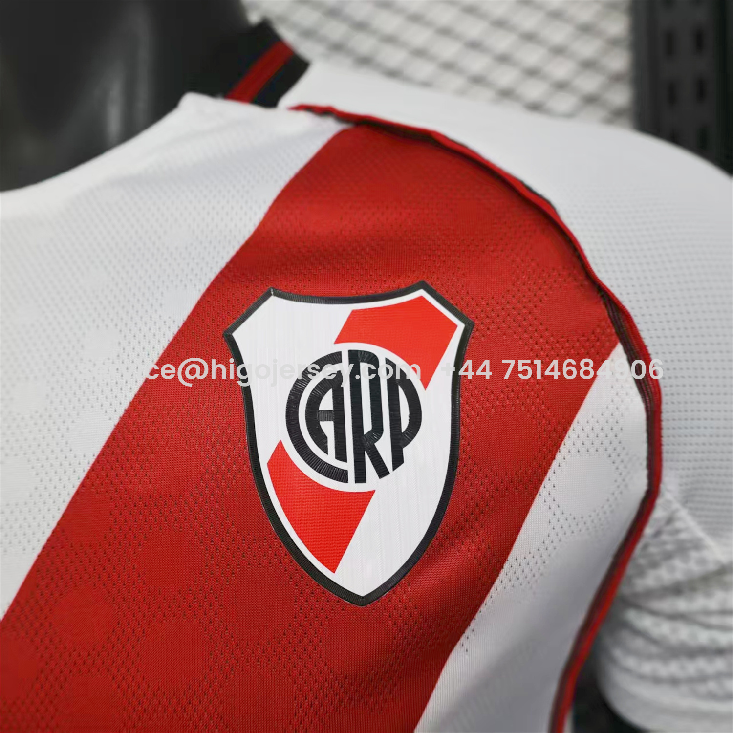 Higojerseys-River Plate 25-26 Home Jersey with New Sponsors - Player Version