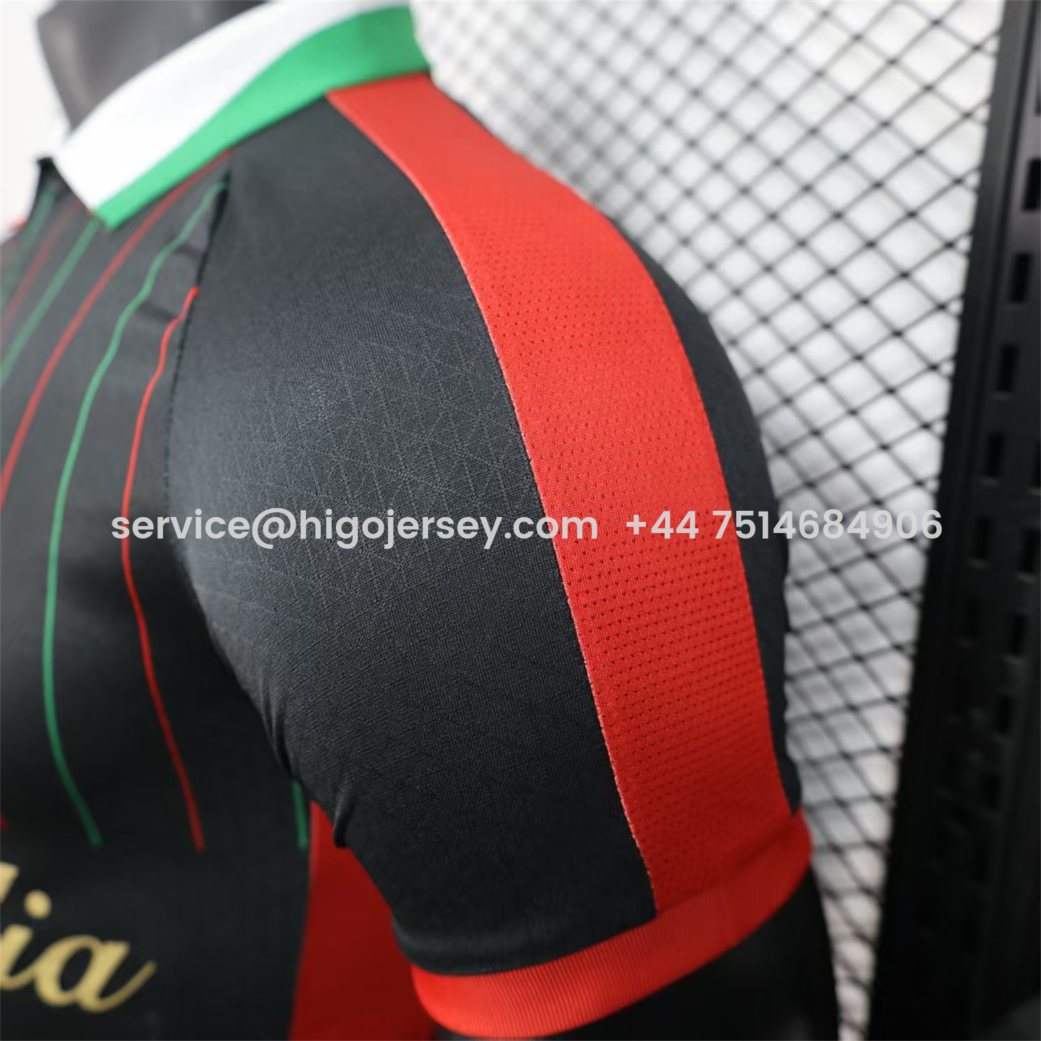 Higojerseys-Club Deportivo Palestino Palestine 25-26 Black Special Jersey - Player Version