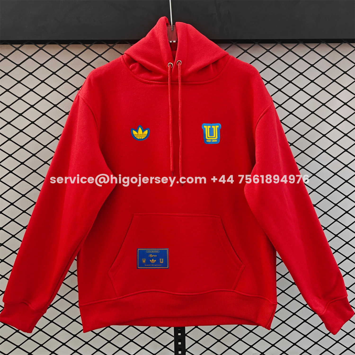 Higojerseys-Tigres UANL 25-26 Originals Terrace Icon Unisex Pullover Hoodie