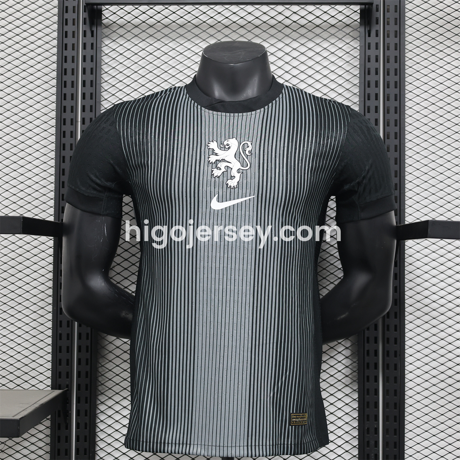 Higojerseys-Netherlands 2025-26 Black Goalkeeper Jersey - Player Version