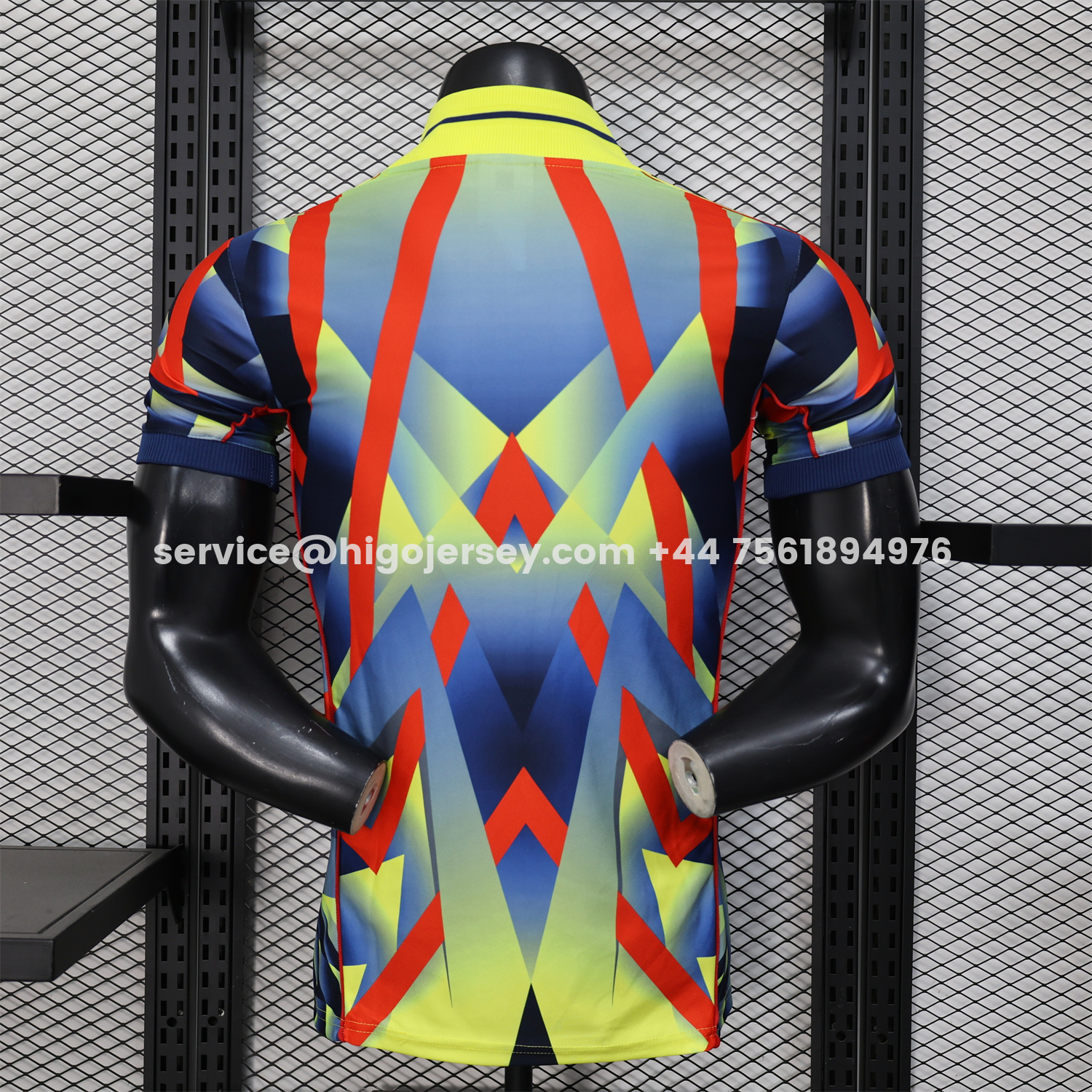 Higojerseys-Arsenal 25-26 Red Yellow Blue LFSTLR Jersey - Player Version