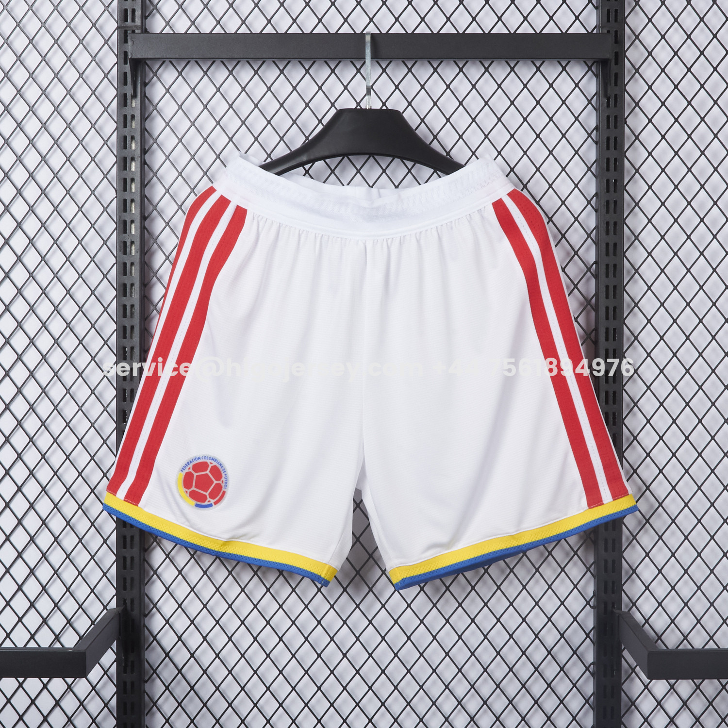Higojerseys-Colombia 2026 White Shorts - Player Version