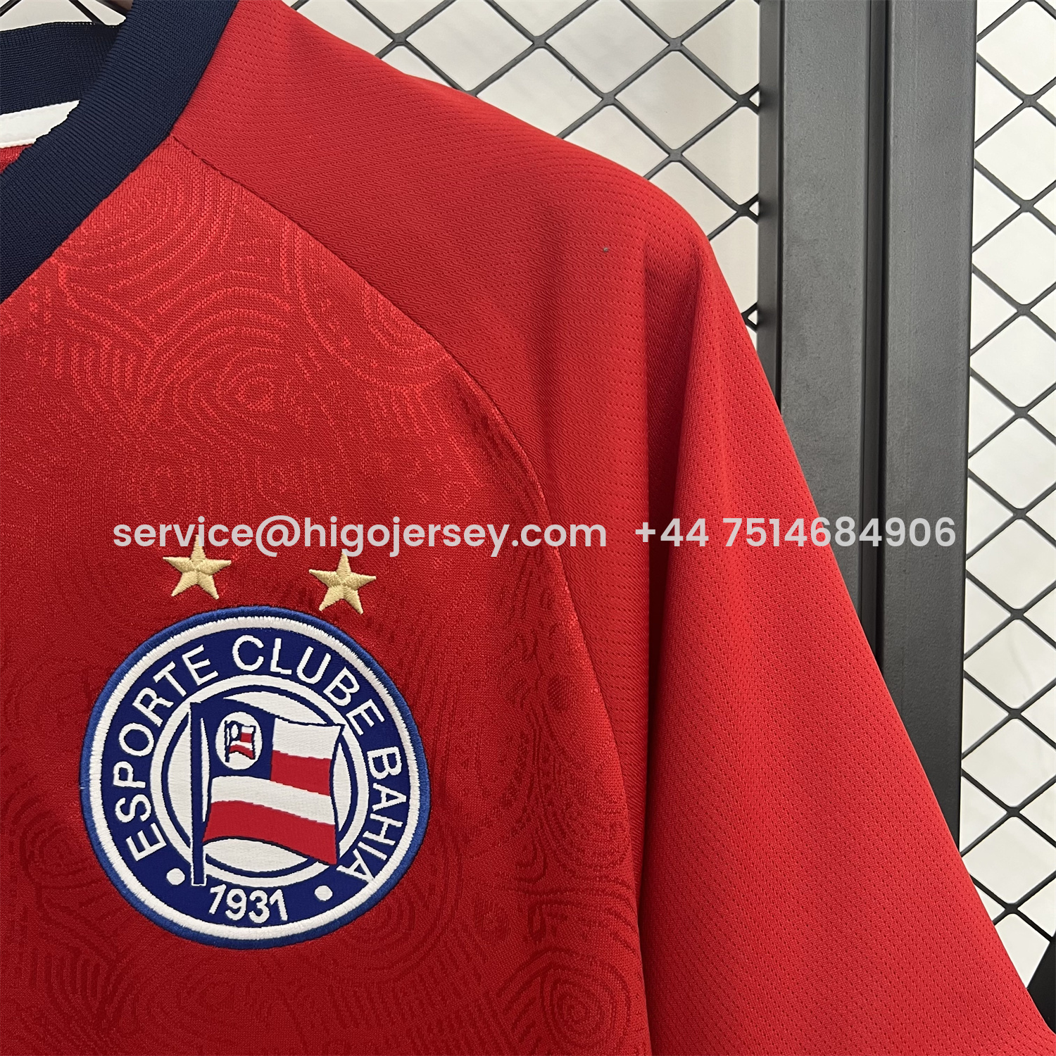 Higojerseys-Bahia 25-26 Goalkeeper Red Jersey - Fans Version