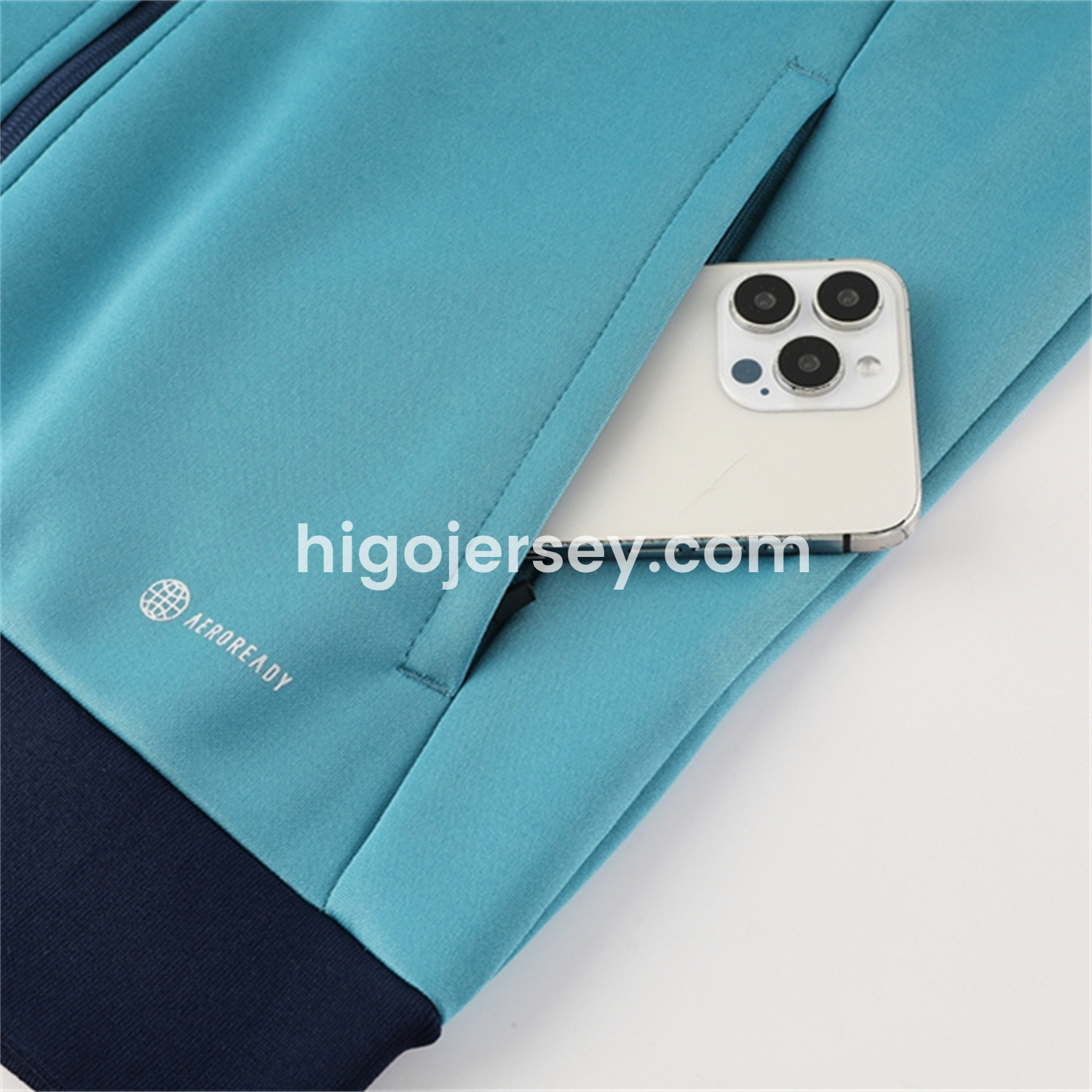 Higojerseys-Ajax 24-25 Jacket Training Tracksuit - Royal Bule Jackets & Pants