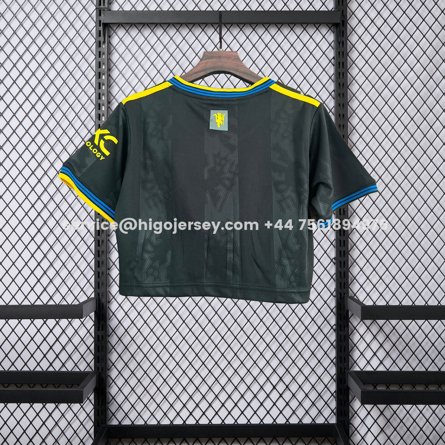 Higojerseys-Women's Manchester United 25-26 Third Cropped Jersey