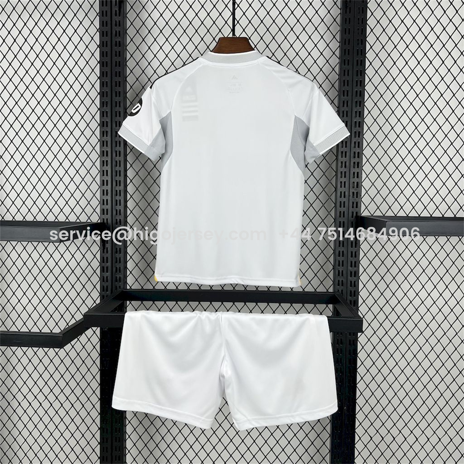 Higojerseys-Real Madrid 25-26 Home White Kids Kit - Fans Version