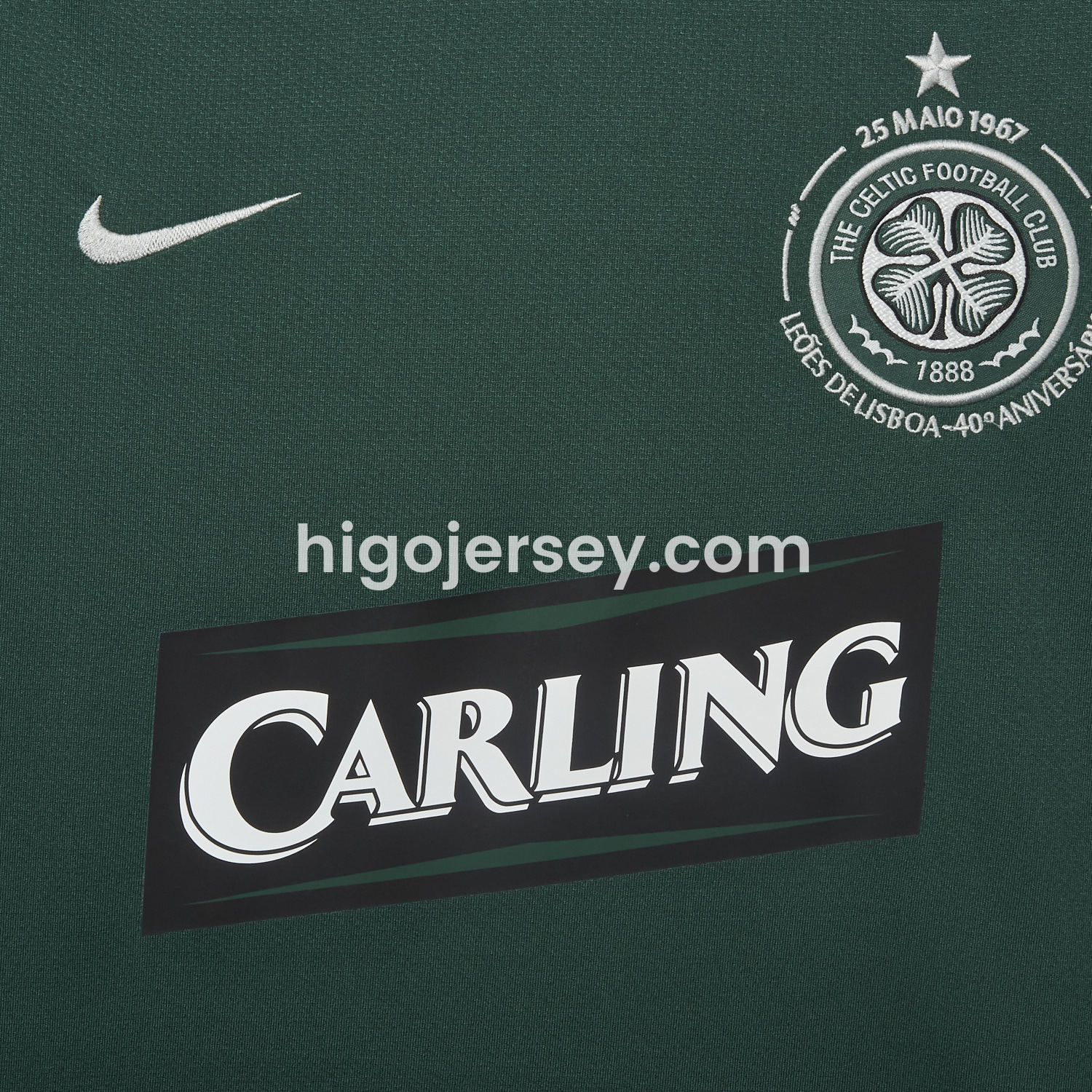 Higojerseys-Retro Celtic 2006-07 Champions League 40th Anniversary Away Jersey
