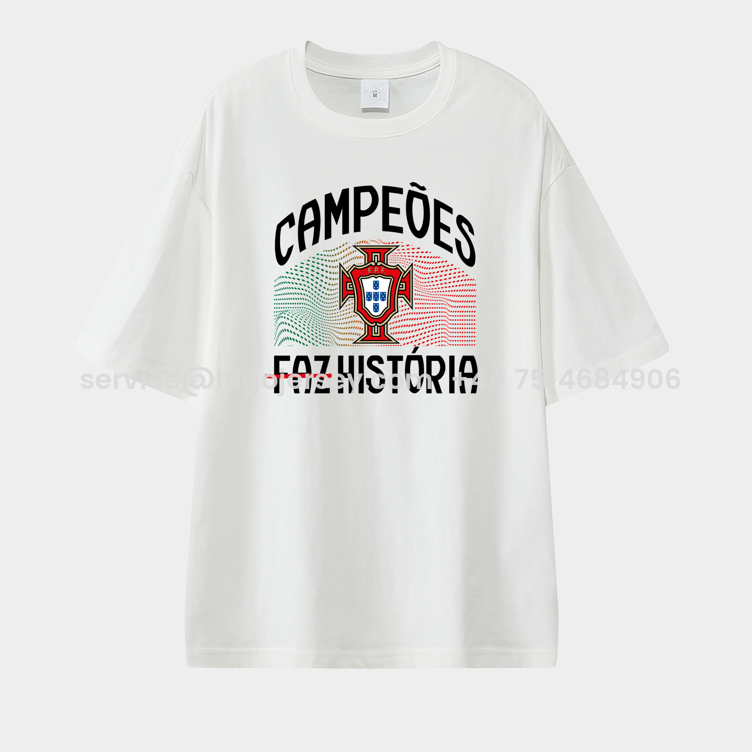 Higojerseys-Portugal UEFA Nations League Winner Unisex Pure Cotton T-shirt