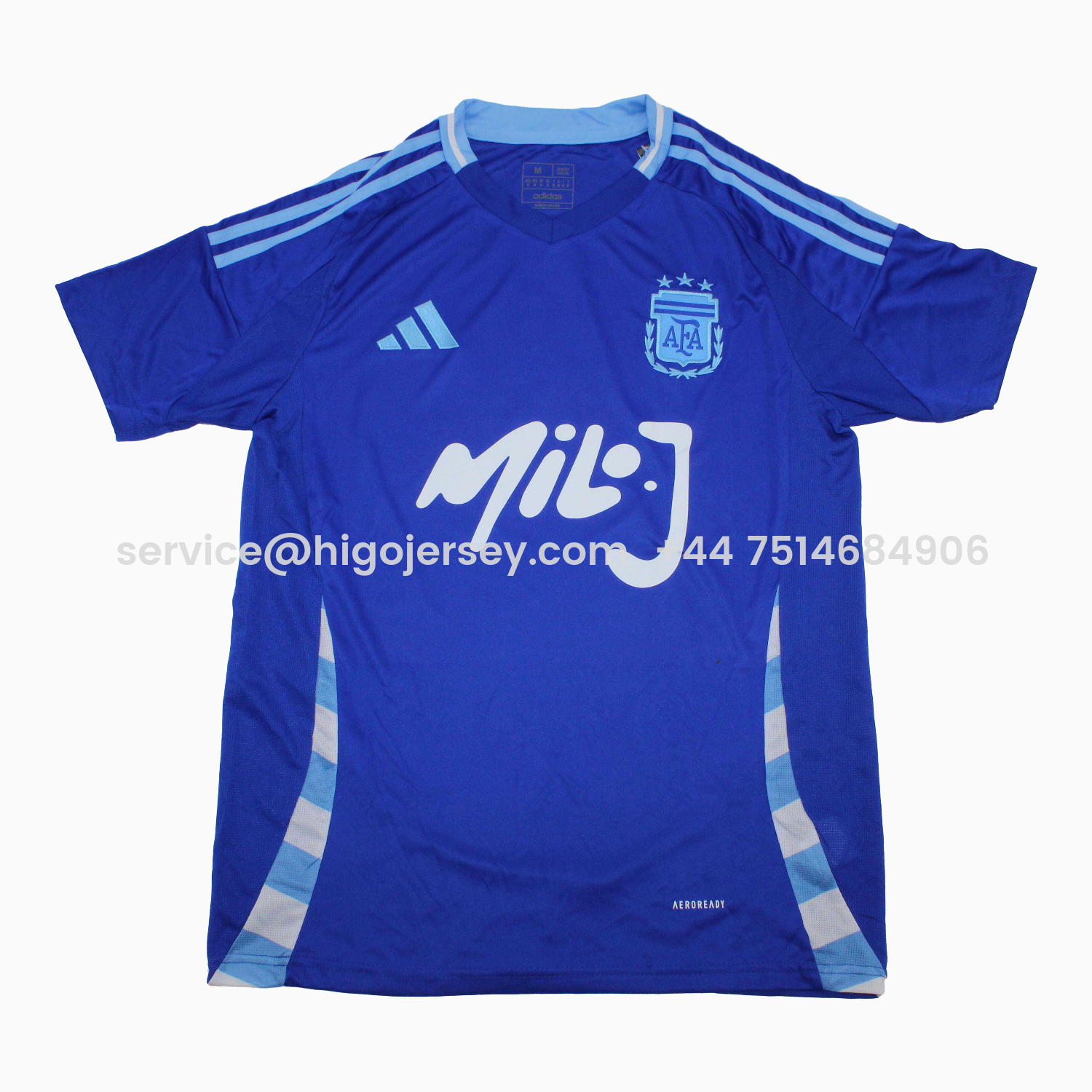 Higojerseys-Argentina 25-26 Milo J Blue Special Jersey - Fans Version
