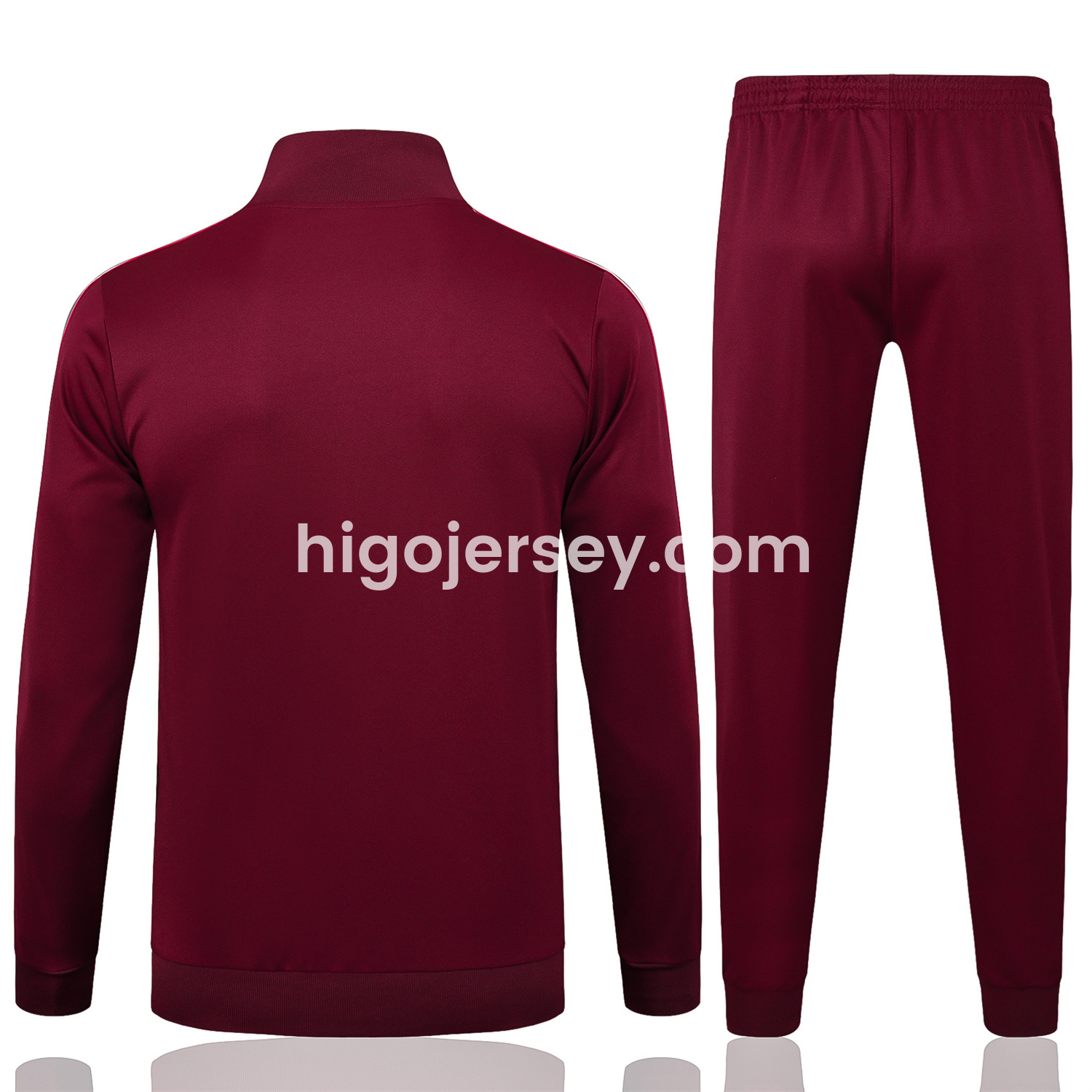 Higojerseys-Bayern Munich 25-26 Originals Terrace Icon Jacket Training Tracksuit - Deep Red