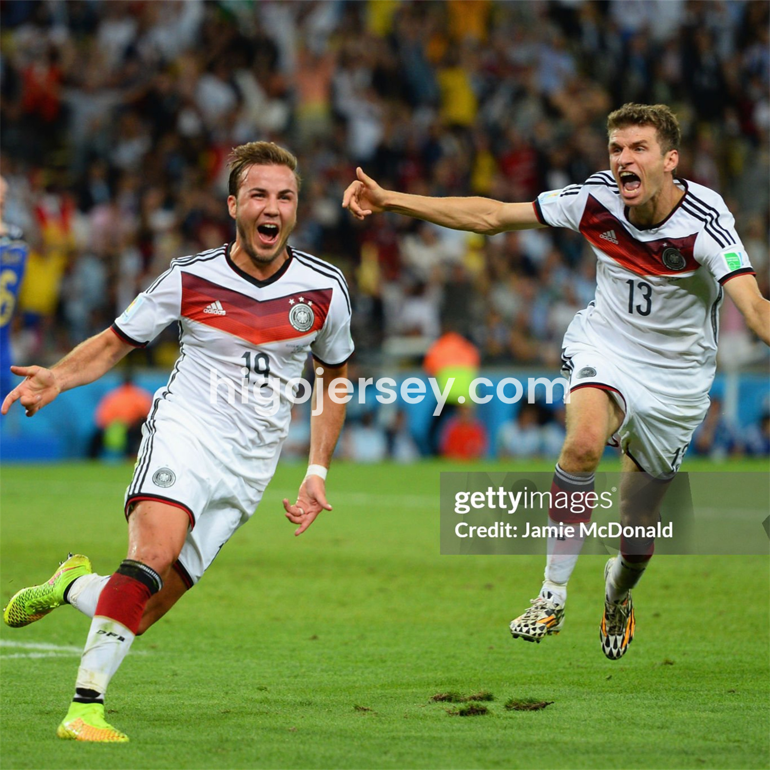 Higojerseys-Retro Germany 2014 Home Jersey - Player Version