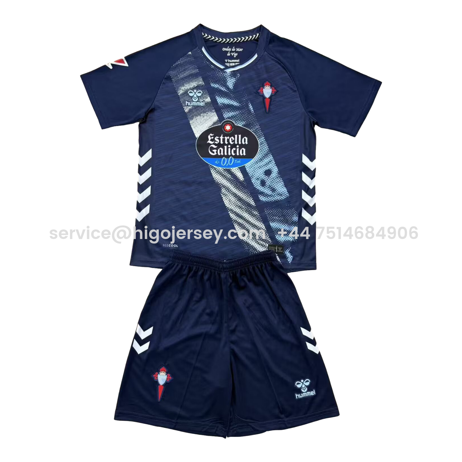 Higojerseys-Celta Vigo 25-26 Away Men's Adult Jersey Set - Fans Version