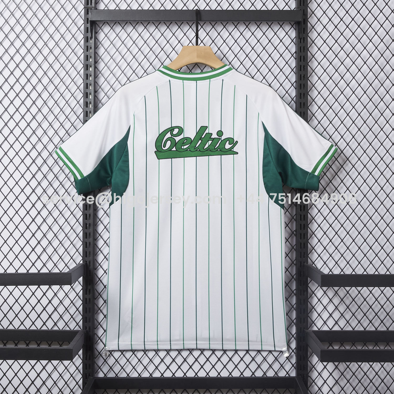Higojerseys-Celtic 25-26 White Baseball Jersey
