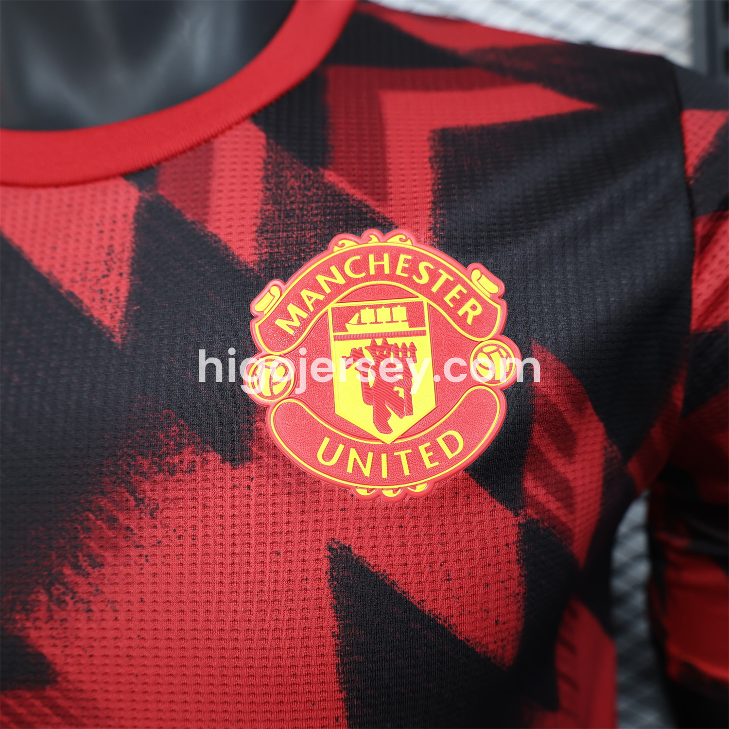Higojerseys-Manchester United 25-26 Red Pre-match Training Jersey - Player Version