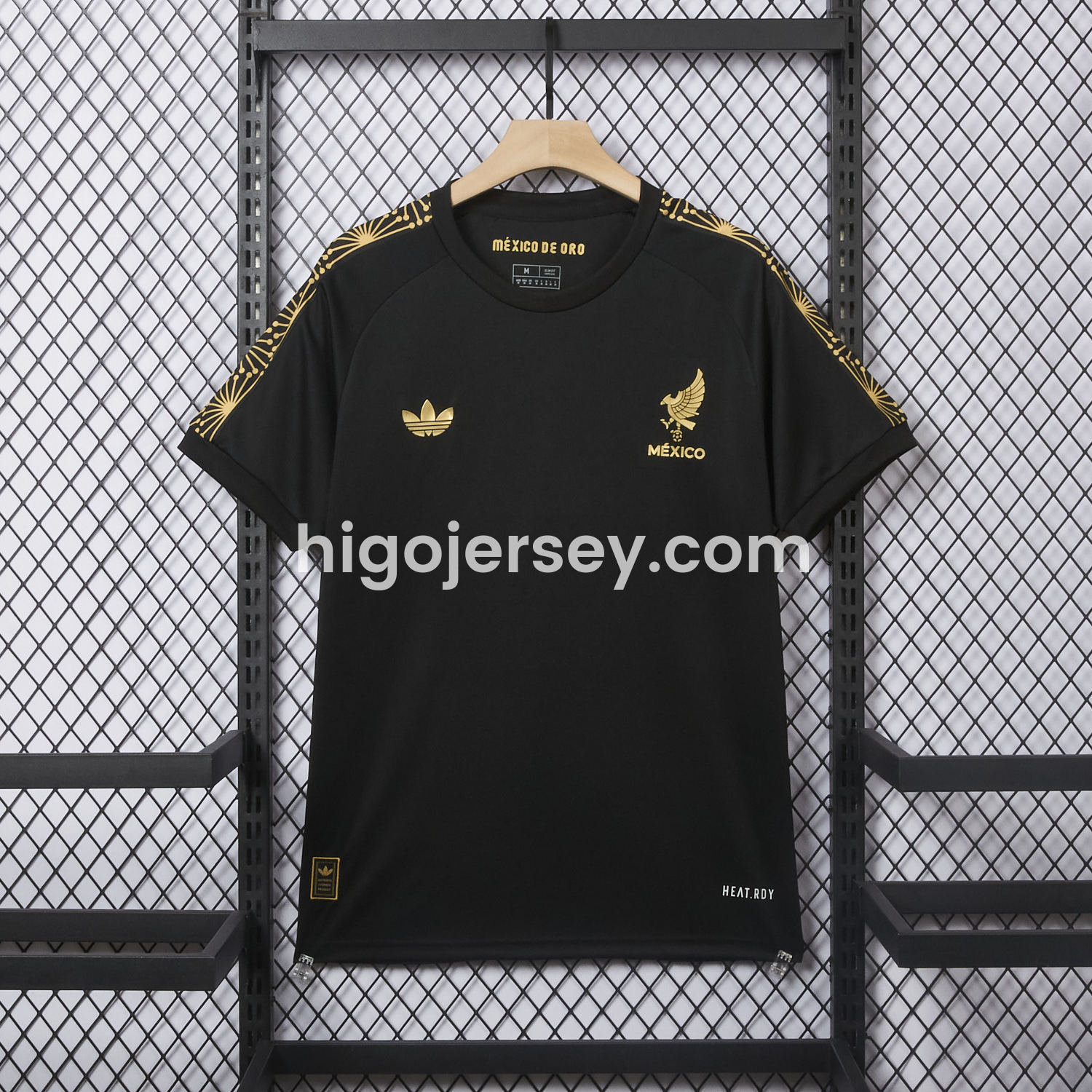 Higojerseys-Mexico 2025 Gold Cup Black Training Special Jersey - Fans Version