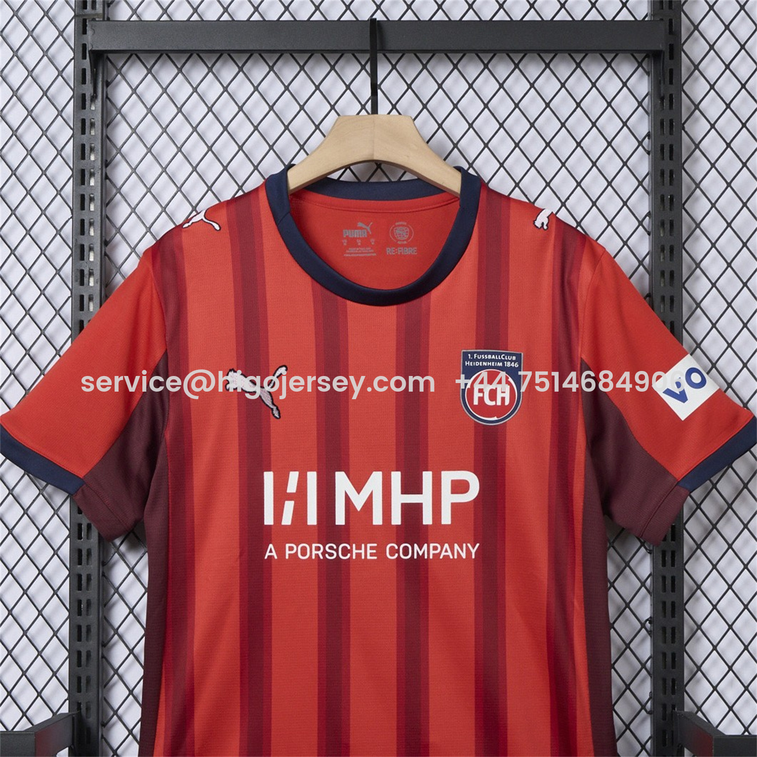 Higojerseys-FC Heidenheim 25-26 Home Jersey - Fans Version