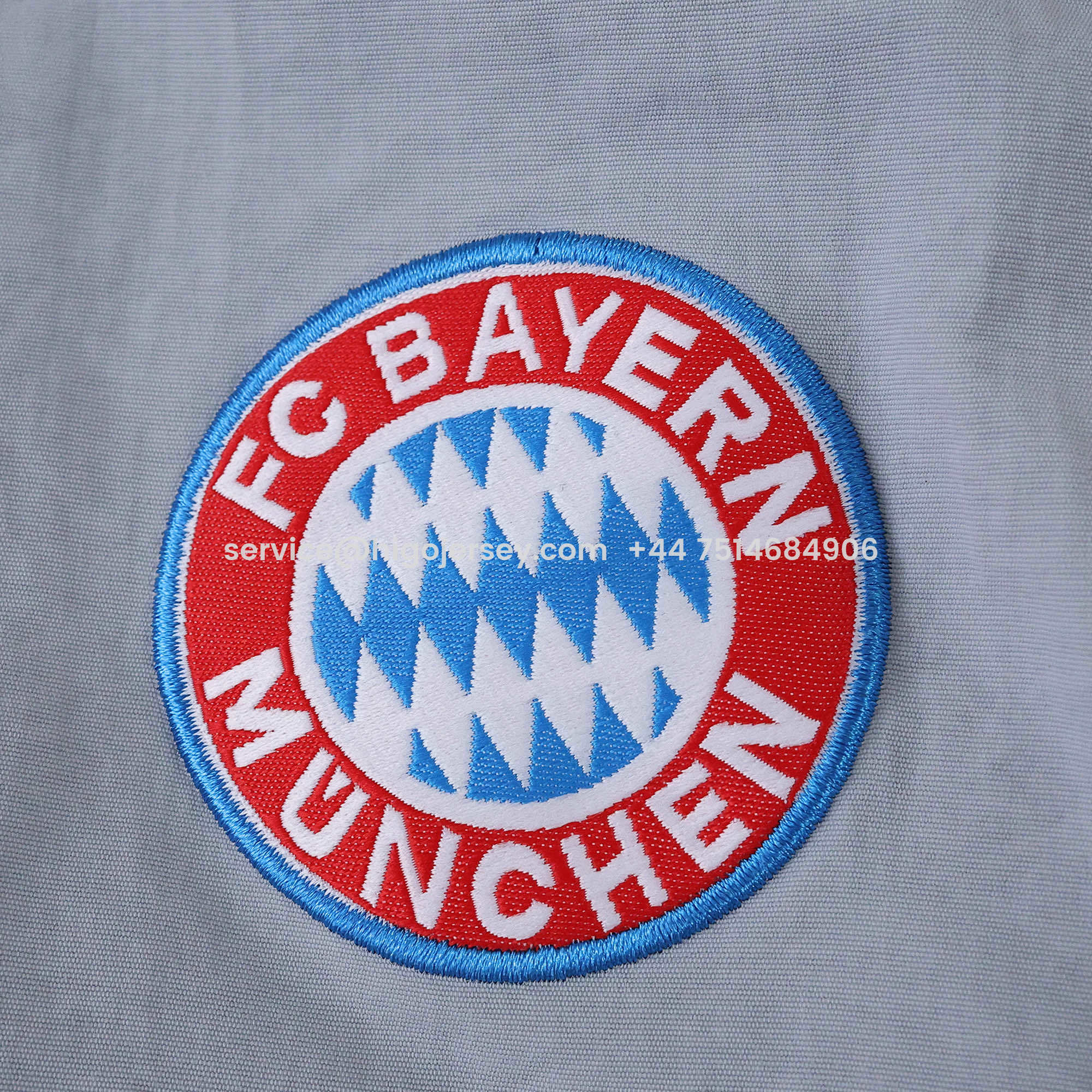 Higojerseys-Bayern Munich 25-26 Grey Throwback Windbreaker Jacket - Grey