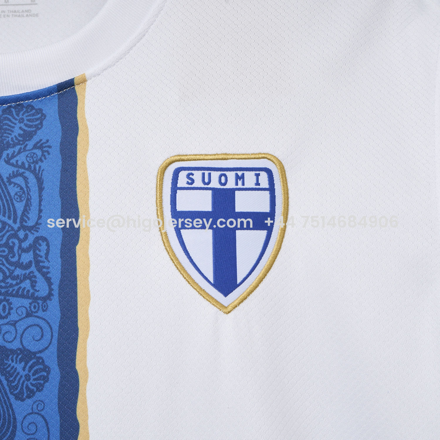 Higojerseys-Finland 2026 Home Jersey - Fans Version