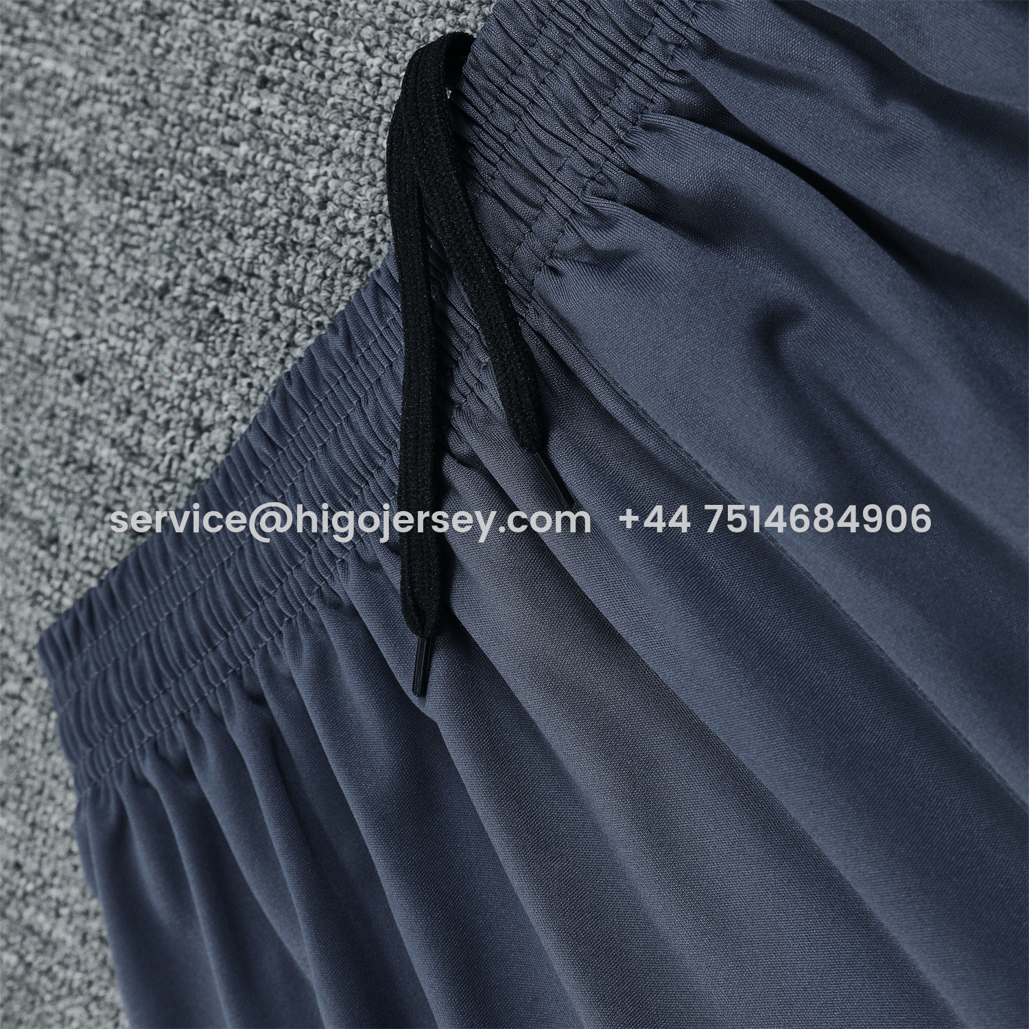 Higojerseys-Real Madrid 25-26 Long-Sleeve Training Set - Deep Gray Top & Gray Shorts